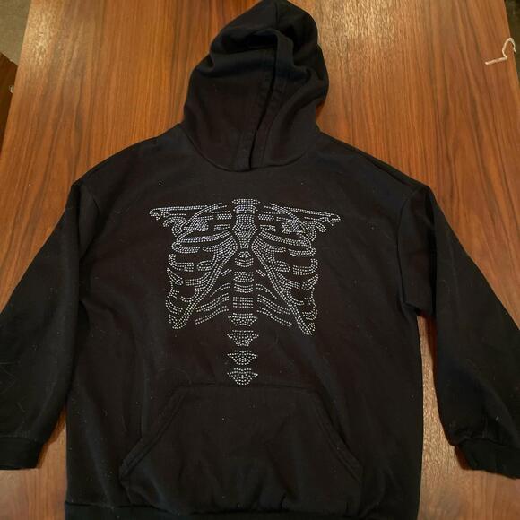 SHEIN Women's Black Hoody - Picture 1 of 3